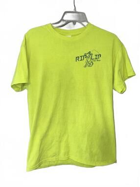 Rip n Dip Fish Wear Neon Yellow Graphic T-Shirt-medium